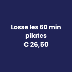 Losse les 60 min pilates